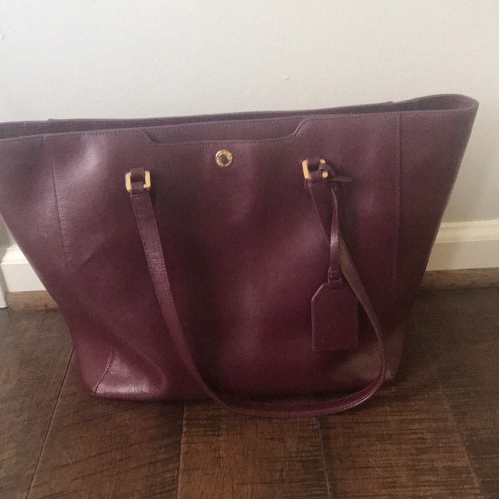 EUC Ralph Lauren Leather Shoulder Purse